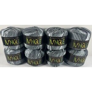 Vintage Plymouth Yarn Italian Collection - Jungle, 100% Nylon, Color 755 8 skein